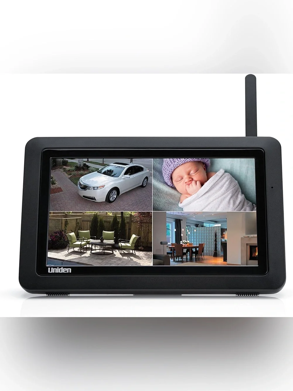 NIB Uniden Guardian UDR744 Wireless Surveillance System 2 indoor/outdoor cameras